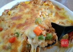 酸酸甜甜营养番茄芝士焗饭的做法图解9