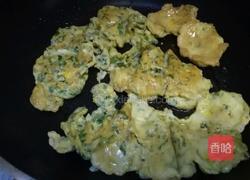 艾叶煎蛋的做法图解8