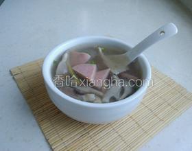 平菇火腿湯