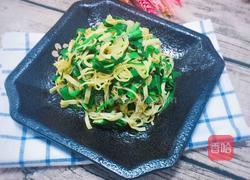 干豆腐炒韭菜的做法图解5