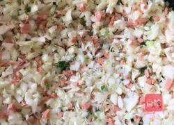 包菜粉丝包子馅(双口味)的做法图解5