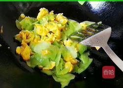 油麦菜苔炒蛋的做法图解12