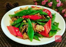 四季豆红椒炒鸡蛋的做法图解9