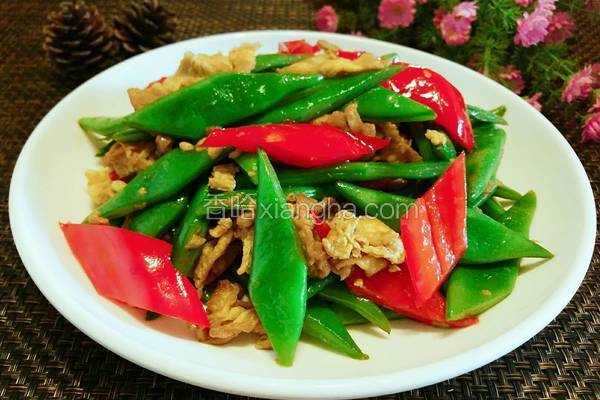 四季豆红椒炒鸡蛋的做法 菜谱 香哈网 四季豆红椒炒鸡蛋的做法 菜谱 香哈网