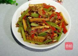 芹菜肉丝炒香干的做法图解10