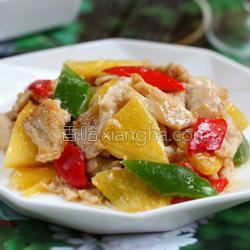 甜椒菠萝鸡片的做法[图]