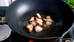 荞菜炒烧腩的做法图解4