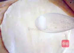 Illustration of how to make hot noodles with green onion cake 9