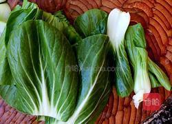 蘑菇炒青菜的做法图解3