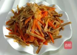 黄花菜炒肉丝的做法图解5