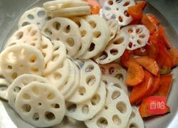 藕片炒肉的做法图解4