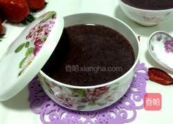 香甜黑米营养米糊的做法图解7
