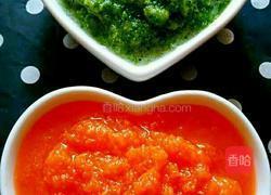 西兰花胡萝卜欢蛋饼的做法图解1