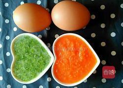 西兰花胡萝卜欢蛋饼的做法图解2