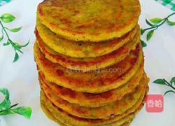 西兰花胡萝卜欢蛋饼的做法图解6