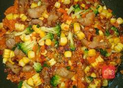 七彩炒饭的做法图解4