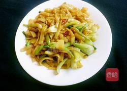 青菜炒河粉的做法图解10