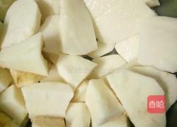 肉炒白色脚板薯的做法图解3