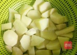 肉炒白色脚板薯的做法图解5