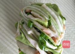 撞色火腿粒香葱花卷的做法图解11