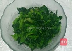油泼蒜泥菠菜的做法图解2
