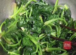 姜汁菠菜的做法图解4