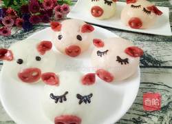 小猪豆沙包的做法图解16