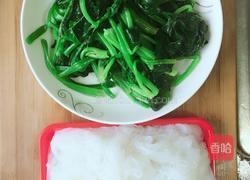 粉丝拌菠菜的做法图解3