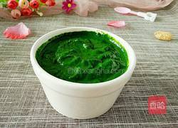 碧绿菠菜泥的做法图解7
