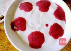 桑椹拉花酸奶的做法图解6