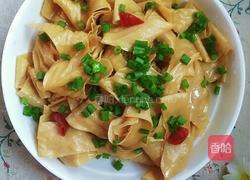 葱油豆腐皮的做法图解6