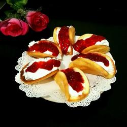 草莓酱•奶油蛋糕夹的做法[图]