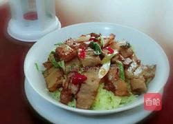 自制咸鱼蒸花肉的做法图解4