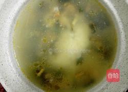 瑶柱白菜粥的做法图解4