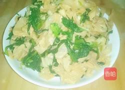 蒜蓉芹菜叶豆腐皮(凉菜）的做法图解4