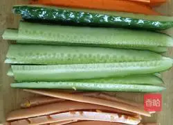 Illustration of how to make sushi 1