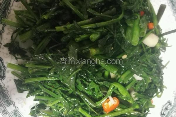 素炒水芹菜
