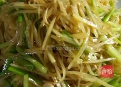 土豆丝炒芹菜的做法图解5