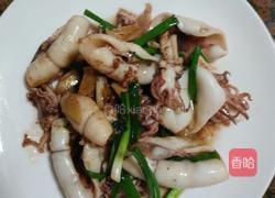 香葱炒鲜鱿的做法图解3