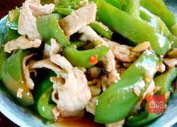 青椒炒肉丝的做法图解8
