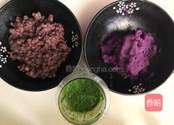 “另类”的紫薯青团,比豆沙青团更软糯,还不用放糖哟的做法图解1
