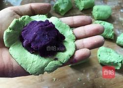 “另类”的紫薯青团,比豆沙青团更软糯,还不用放糖哟的做法图解5