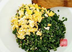 韭菜素饺子馅的做法图解5