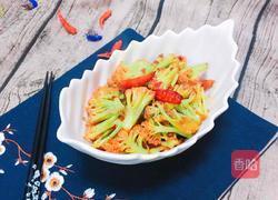 豆瓣酱干锅花菜的做法图解4