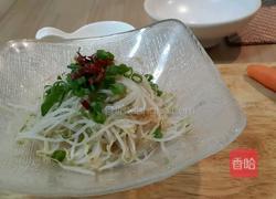 快手凉拌豆芽的做法图解3