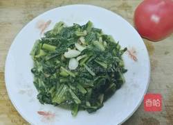 蒜香莴苣叶的做法图解6