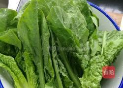 蒜香莴苣叶的做法图解1