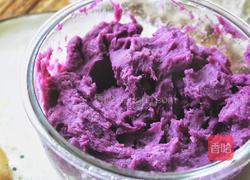 一口软糯 紫薯糯米糍的做法图解8