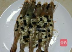 蒜蓉豆豉蒸大虾的做法图解3