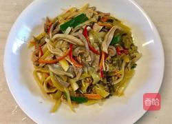 咸菜炒肚丝的做法图解6